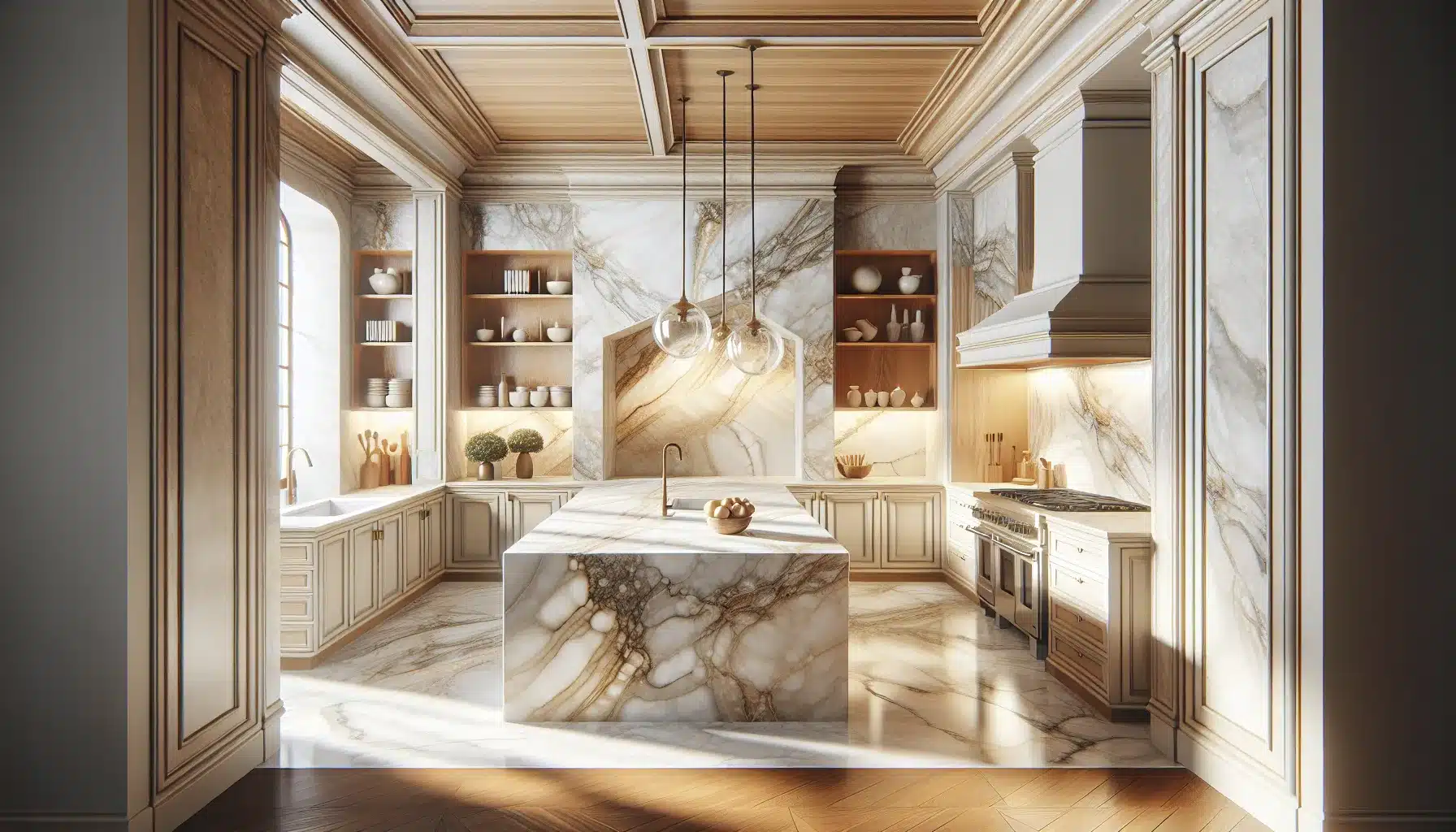 Eksklusivt preg med naturstein &ndash; slik gj&oslash;r du det riktig for et stilfullt og tidl&oslash;st hjem &ndash; illustrasjon 2