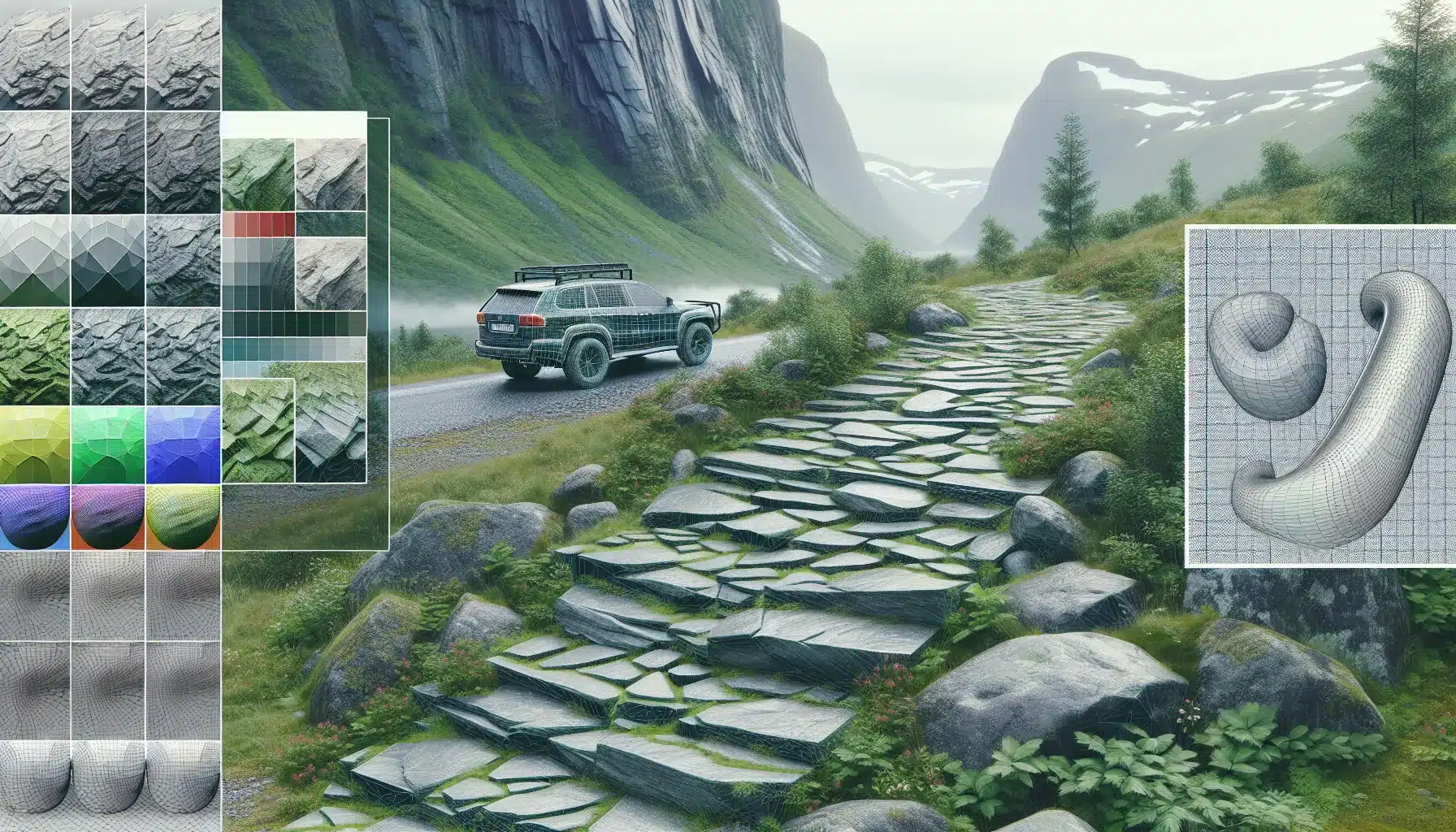 Naturstein som underlag for bilvei og tun &ndash; fordeler og ulemper du b&oslash;r vite om &ndash; illustrasjon 2