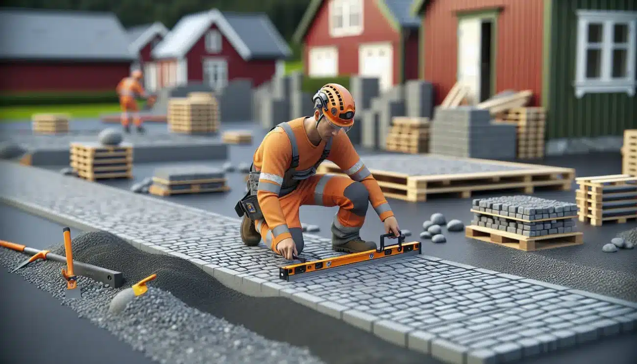 Slik legger du brostein som proffene – komplett guide til varig og profesjonelt resultat – illustrasjon 1