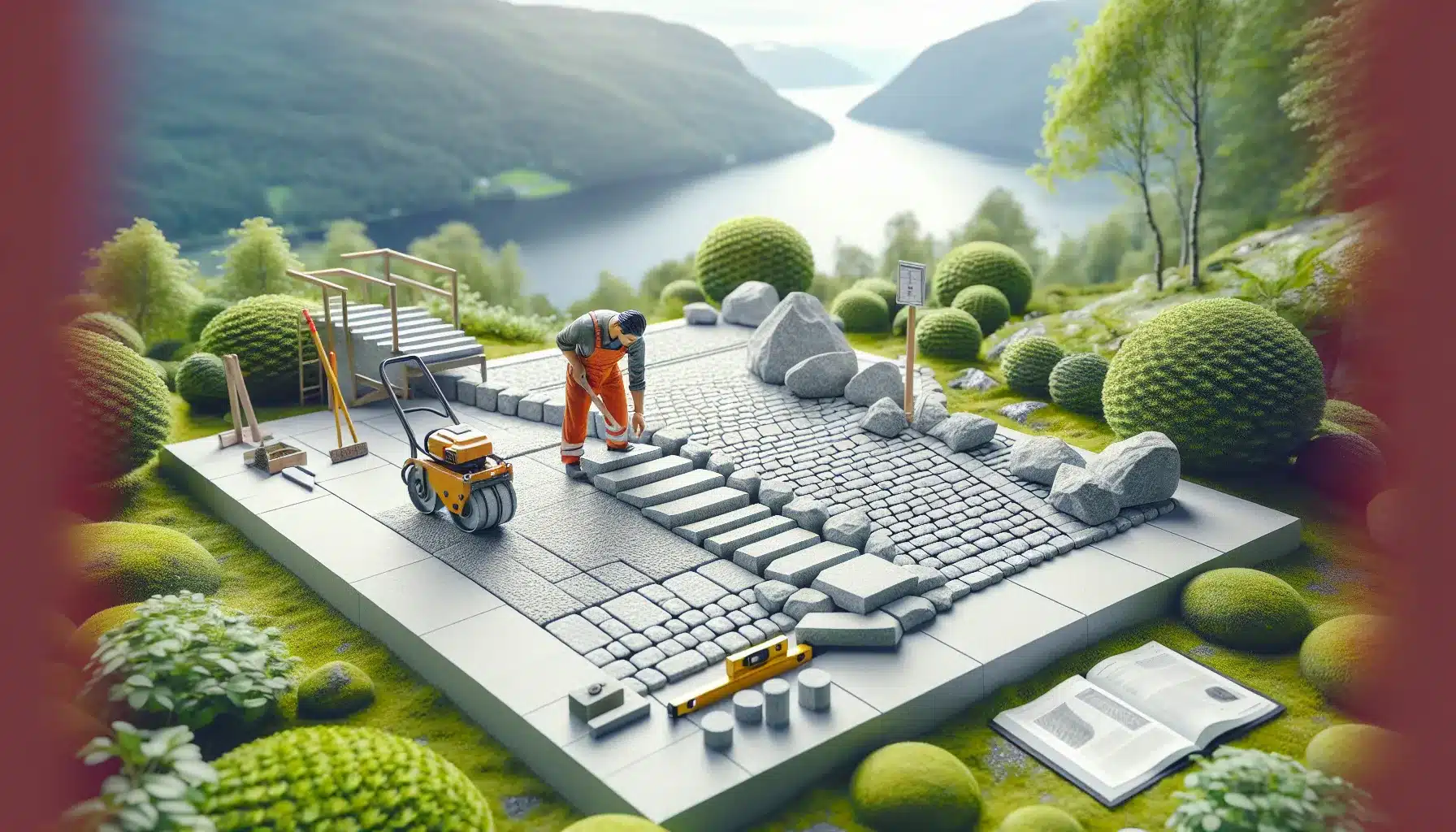 Slik legger du brostein som proffene &ndash; komplett guide til varig og profesjonelt resultat &ndash; illustrasjon 2