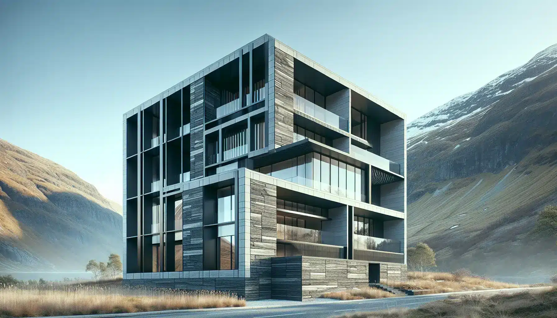 Hvordan bruke stein for å skape en moderne fasade: materialvalg, design og vedlikehold 3 Riktig steintype og tekstur styrker et moderne fasadeuttrykk – illustrasjon