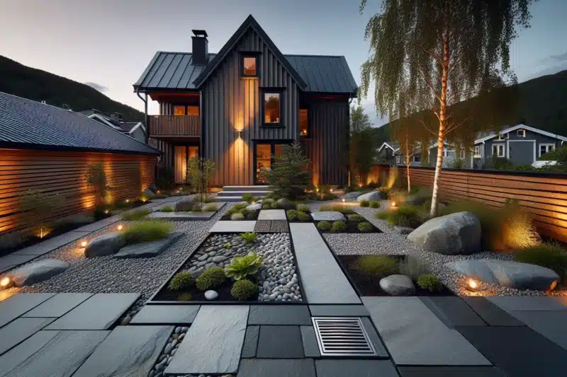 Hvordan lage en vedlikeholdsfri hage med stein