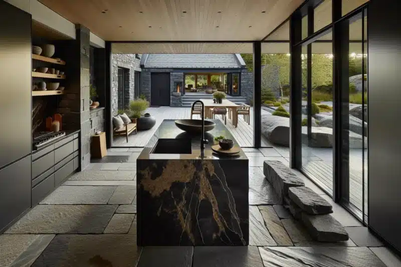 Hvordan bruke stein for å skape et tidløst design