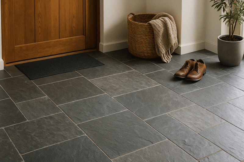 Fordelene med skifer i norske hjem: holdbar, varm og bærekraftig naturstein