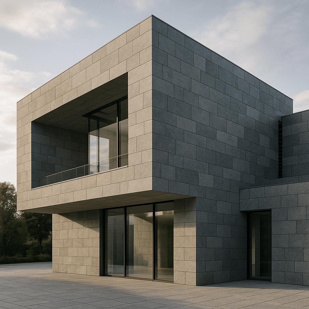 Innovativ bruk stein moderne arkitektur featured