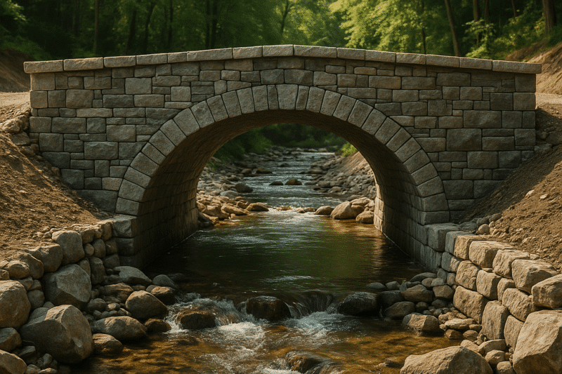 Slik bygger du en steinbro: en guide til planlegging, materialer og vedlikehold