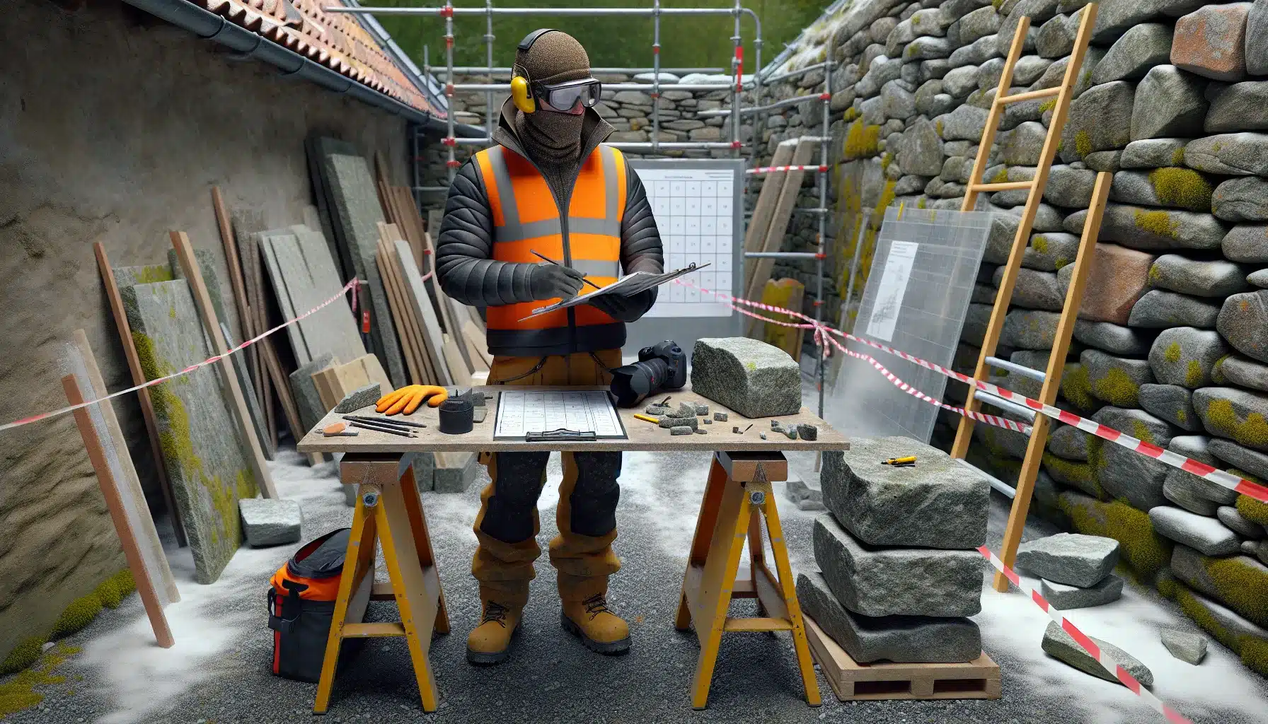 Slik restaurerer du gamle steinvegger og murer 3 Slik restaurerer du gamle steinvegger og murer – illustrasjon 2
