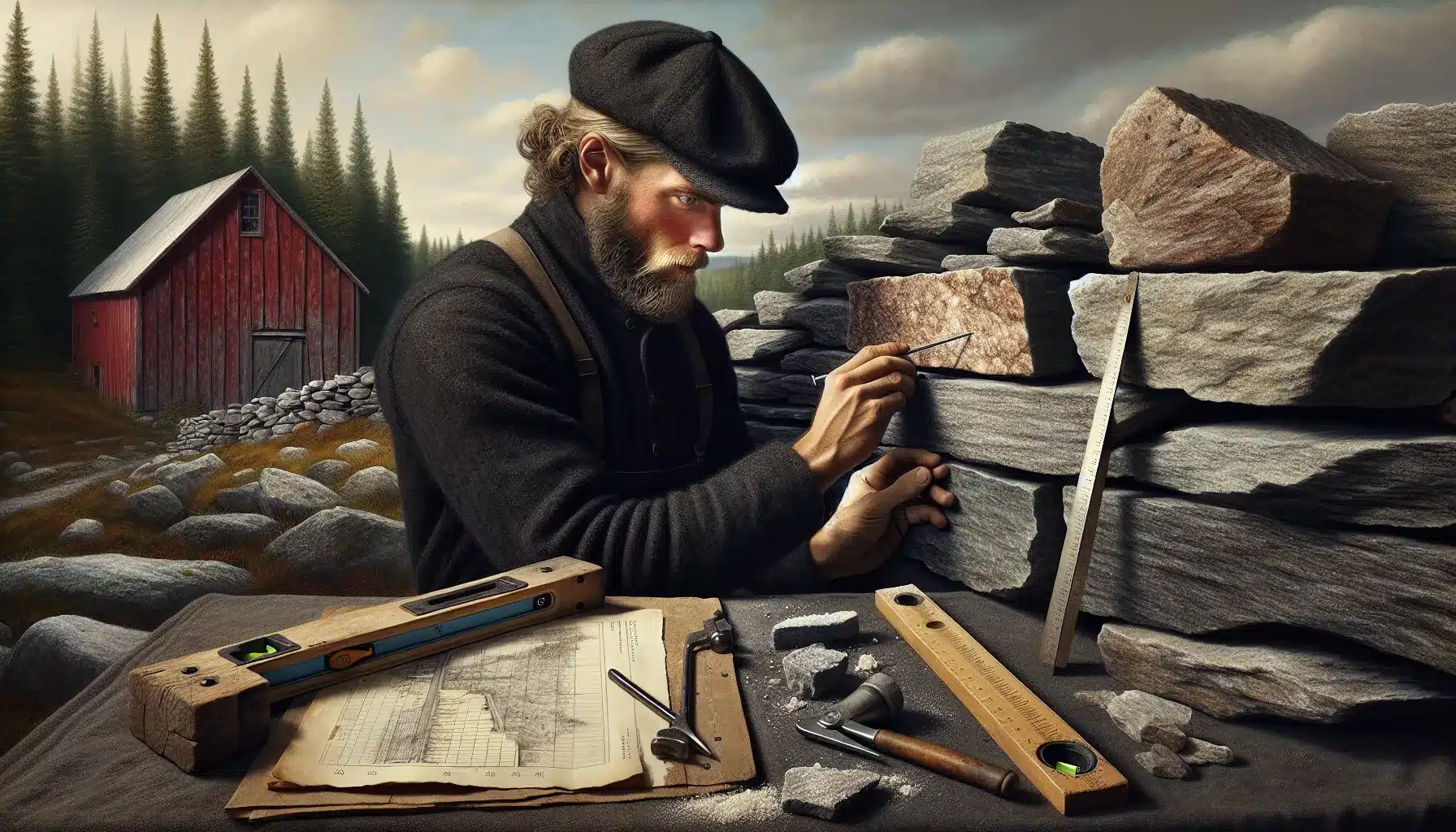 Slik restaurerer du gamle steinvegger og murer 2 Slik restaurerer du gamle steinvegger og murer – illustrasjon 1