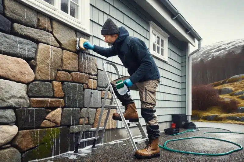 Slik vedlikeholder du steinfasader i nordisk klima: tips og triks