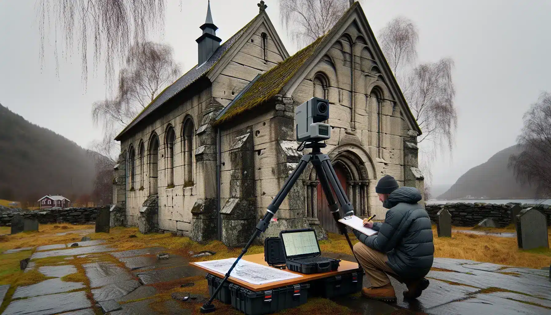 De beste teknikkene for å restaurere historiske steinmonumenter 3 En faglig forsvarlig restaurering starter alltid med systematisk kartlegging – illustrasjon