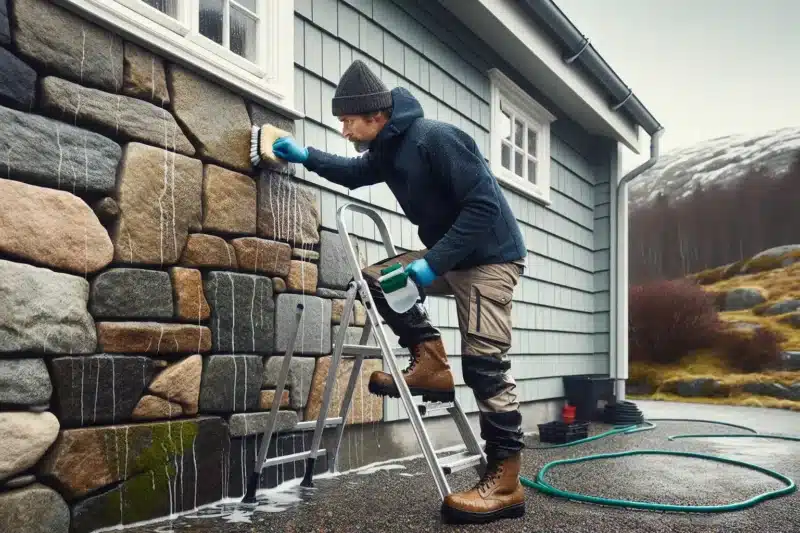 Slik vedlikeholder du steinfasader i nordisk klima: tips og triks